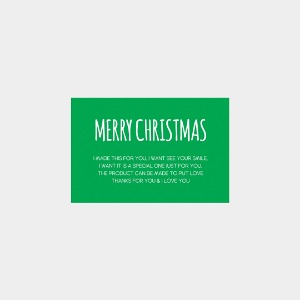 스티커 - 그린화이트 MERRY CHRISTMAS 다용도 라벨 스티커 크리스마스